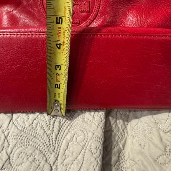 Red Tory Burch leather tote - Picture 4 of 4